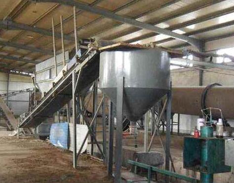 菌棒有機肥生產設備實拍